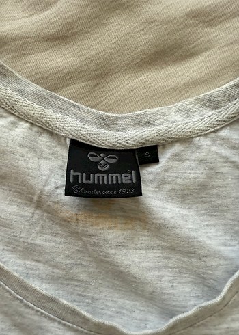Hummel Gri Kısa Kollu Hummel Baskılı Tişört