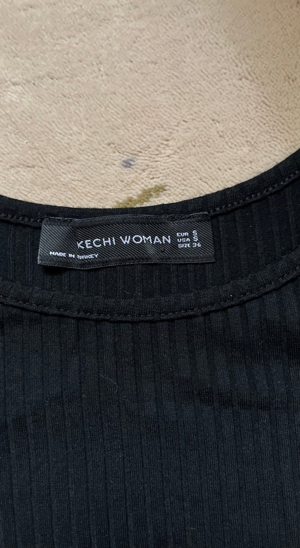 Siyah İnce Askılı Midi Triko Elbise - Görsel 2