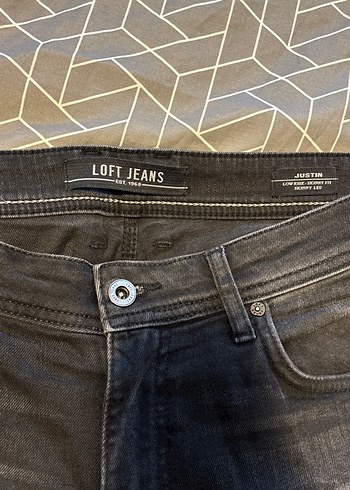 Loft 32/ 28 Gri Erkek Denim Regular Fit Jean - Görsel 5