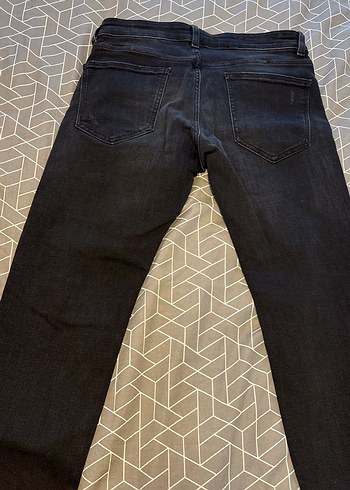 Zara Erkek Gri Kot Pantolon Regular Fit - Görsel 9