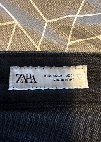 Zara Erkek Gri Kot Pantolon Regular Fit - Görsel 8