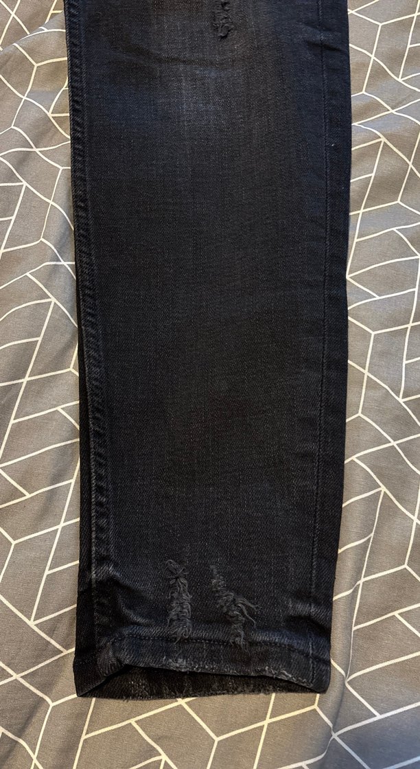 Zara Erkek Gri Kot Pantolon Regular Fit - Görsel 3