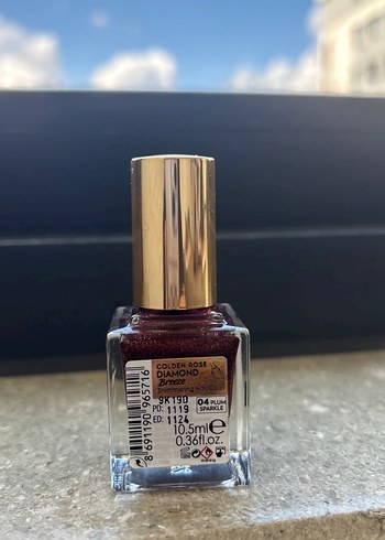 Beden Golden Rose Diamond Breeze Parlak Bordo Oje