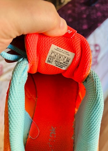 Renkli Kadın Spor Ayakkabı Velcro Detaylı - Görsel 4