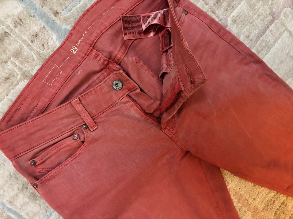 Kadın Kırmızı Midi Kumaş Pantolon - Görsel 3