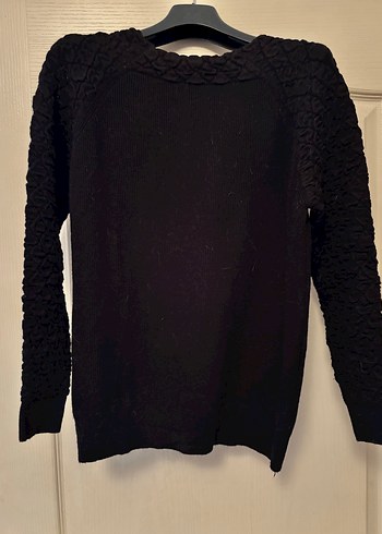 Siyah Kadın Triko Kazak - Görsel 2