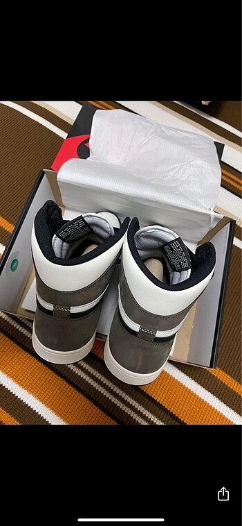 tek ebat Beden JORDAN 1 HIGH OG DARK MOCHA