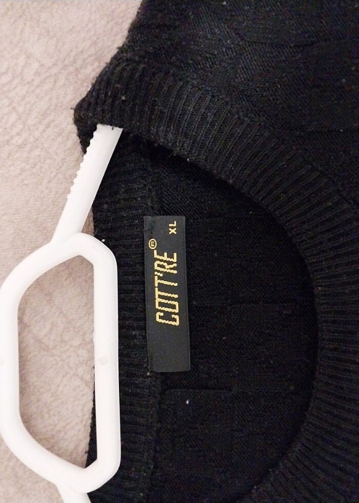 Siyah erkek kazak - Görsel 2