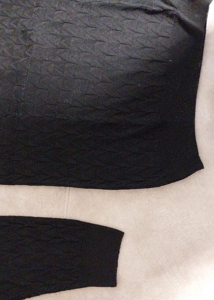 Siyah erkek kazak - Görsel 3