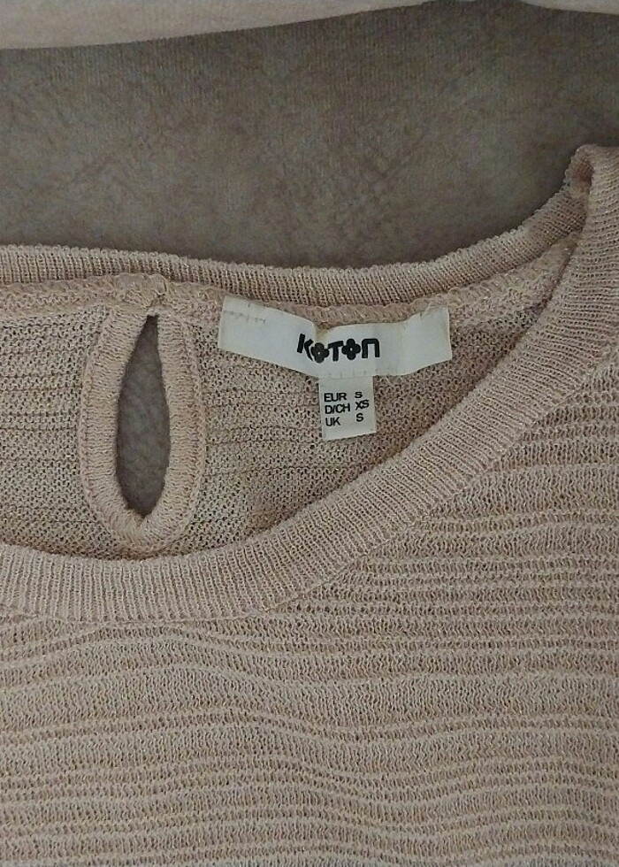 Pudra rengi koton kazak  - Görsel 2