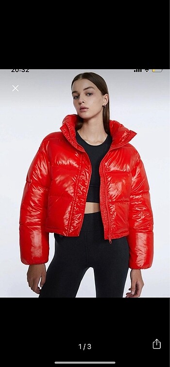 Stradivarius Kırmızı Mont