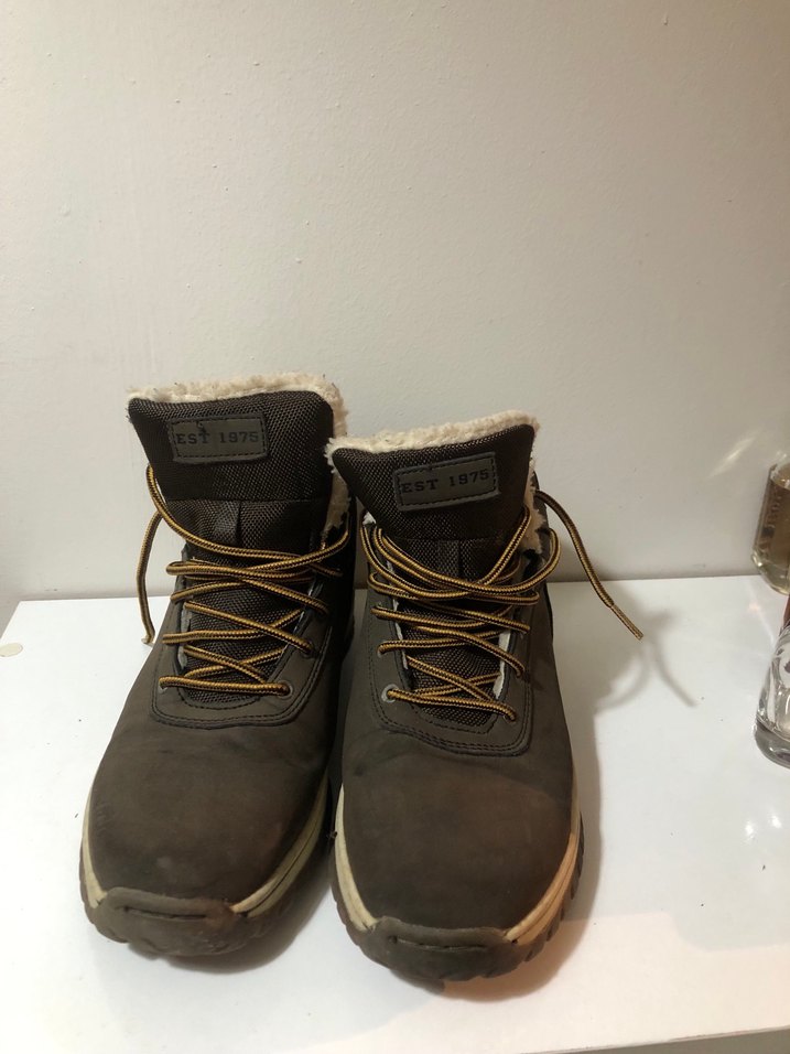 Kürklü Kahverengi Erkek Süet Bot - Görsel 5