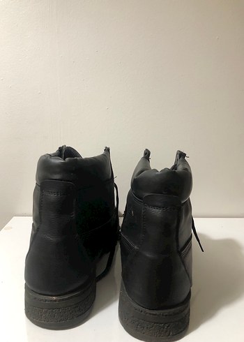 Siyah Erkek Deri Bot - Görsel 3