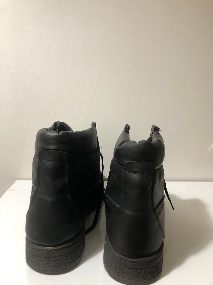 Siyah Erkek Deri Bot - Görsel 3