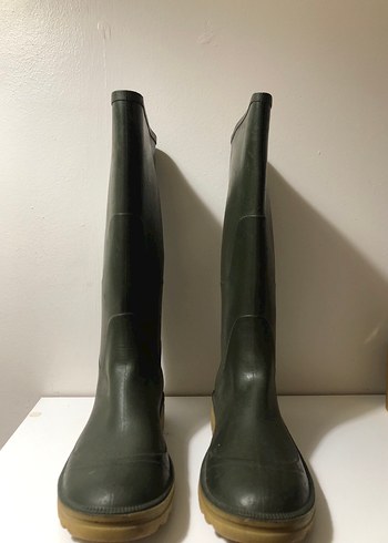 Erkek Diz Boyu Yeşil Çizme - Görsel 4