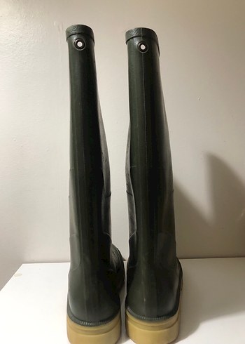 Erkek Diz Boyu Yeşil Çizme - Görsel 2