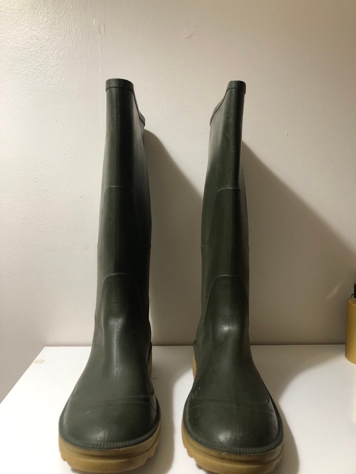 Erkek Diz Boyu Yeşil Çizme - Görsel 4