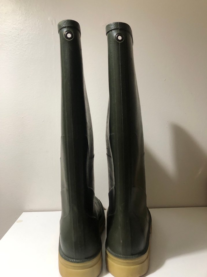Erkek Diz Boyu Yeşil Çizme - Görsel 2