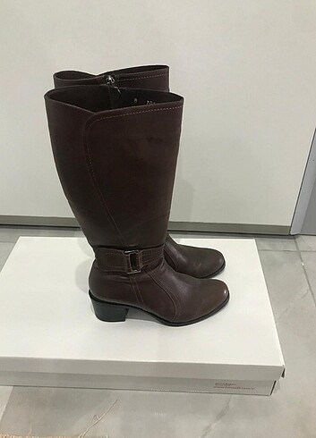 Diğer Deri uzun çizme