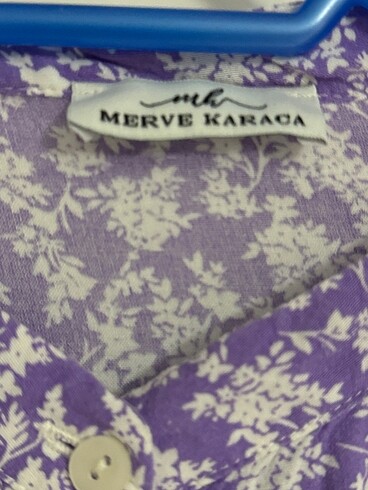 40 Beden Desenli pamuklu Gömlek (merve Karaca)