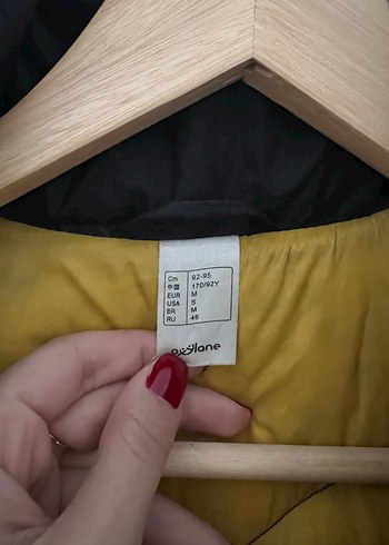 m Beden siyah Renk Decathlon Siyah Şişme Mont