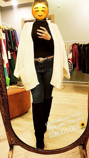 Oversize hırka