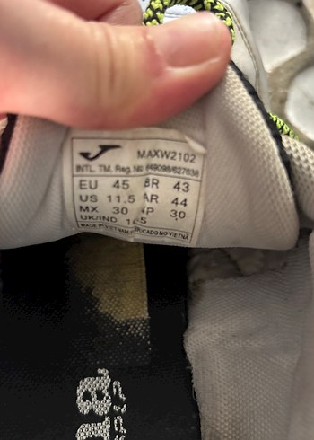 Gri-Beyaz Erkek Halı Saha Futbol  Ayakkabısı - Görsel 3