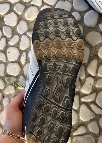 Gri-Beyaz Erkek Halı Saha Futbol  Ayakkabısı - Görsel 4