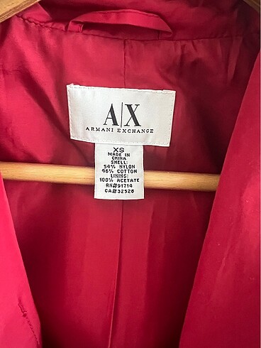 xs Beden Armani trençkot