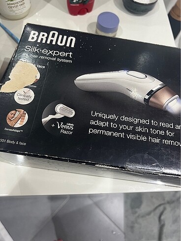 Braun Braun silk expert lazer epilasyon cihazı
