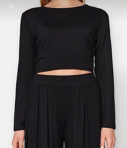 xl Beden Penye crop üst