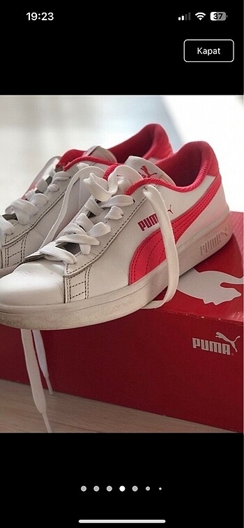 35,5 Beden beyaz Renk Puma ayakkabı