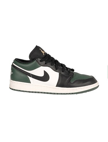 Orijinal Nike Air Jordan 1 Low Green Toe