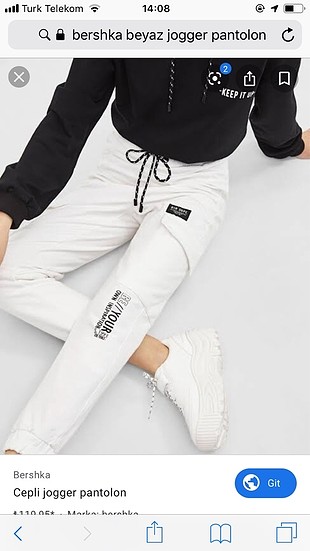 BERSHKA JOGGER PANTOLON