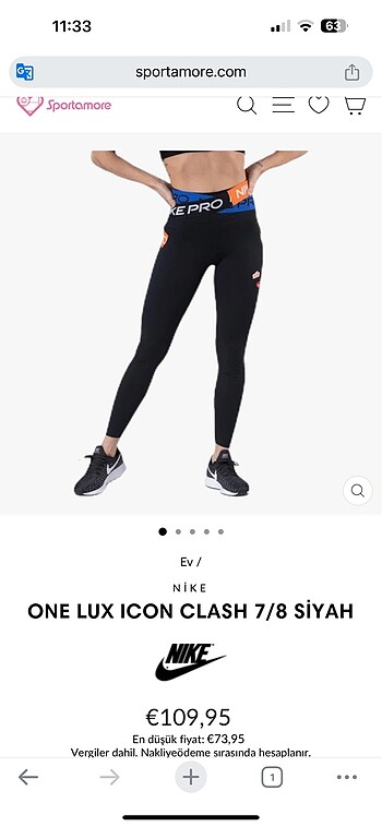 Nike tayt