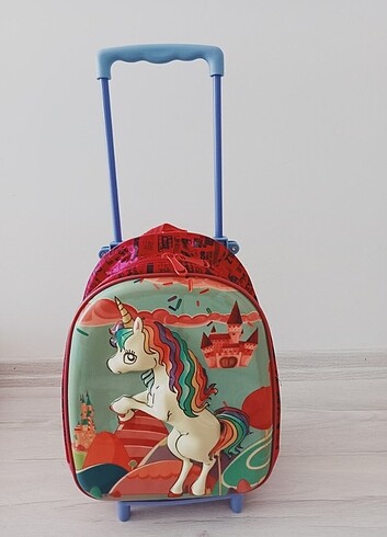 Unicorn'lu Anaokul çocuk çantası 