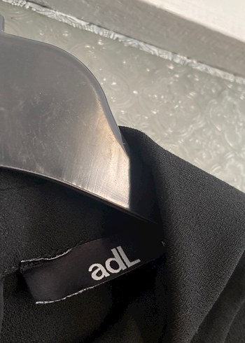 Adil Işık Düğmeli Siyah Midi Goth Elbise