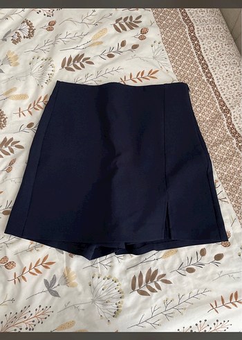 Lacivert Mini Etek