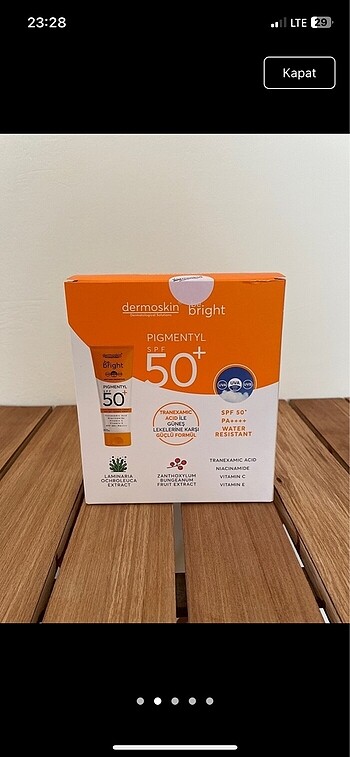 La Roche Posay Dermoskin Be Bright Güneş Kremi