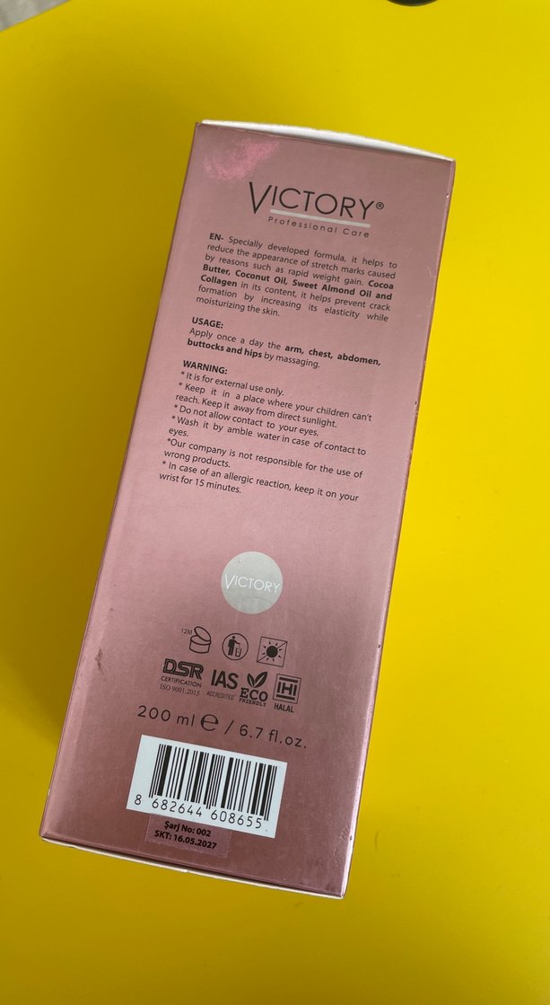 Victory Vücut Bakım Kremi - Anti-Stria - Görsel 2