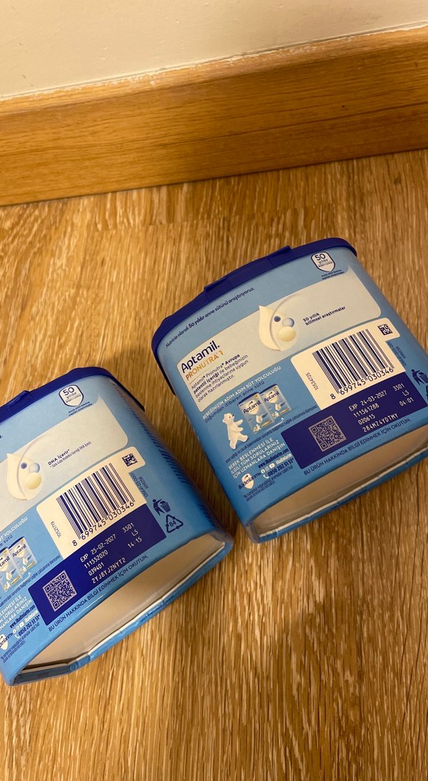 Aptamil Pronutra Bebek Sütü Mavi Mama 1 Numara - Görsel 4