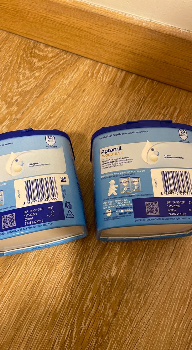 Aptamil Pronutra Bebek Sütü Mavi Mama 1 Numara - Görsel 3