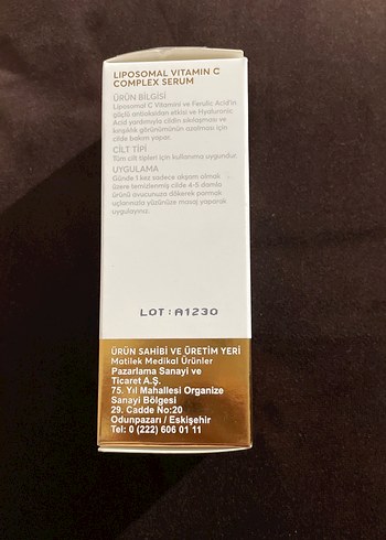 Dermoskin Be Bright Liposomal Vitamin C Serumu 30ml