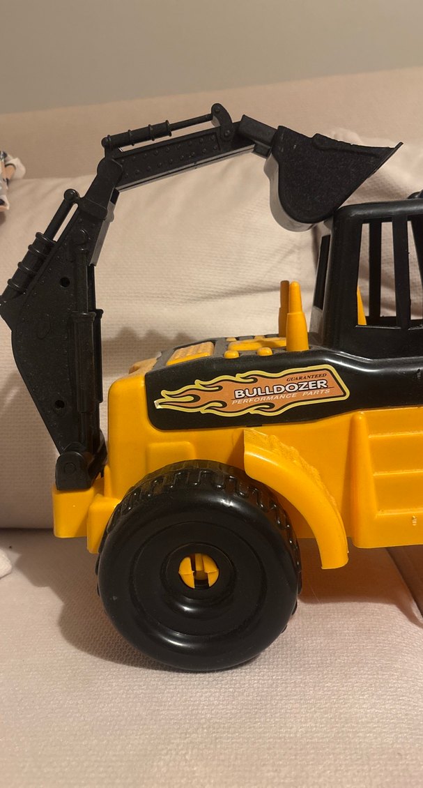 Sarı Siyah Oyuncak Kepçe - Görsel 3