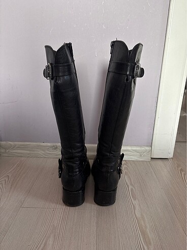 Siyah deri çizme - Görsel 3