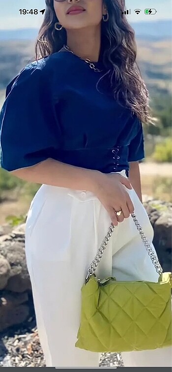Zara Crop bluz