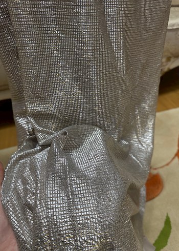 Uzun Kollu Drapeli Abiye Elbise - Görsel 2