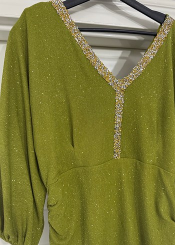 Simli Midi abiye - Görsel 2