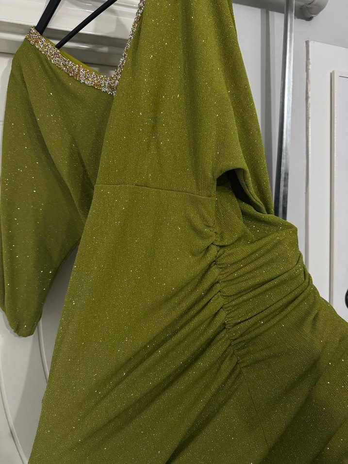 Simli Midi abiye - Görsel 4