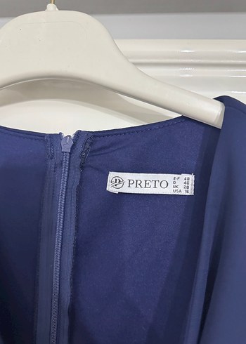 Kadın Lacivert Uzun Abiye Elbise - Görsel 4